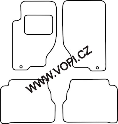 Autokoberce Kia Sorento 09/2002 - 08/2006 Colorfit Fun (2325)